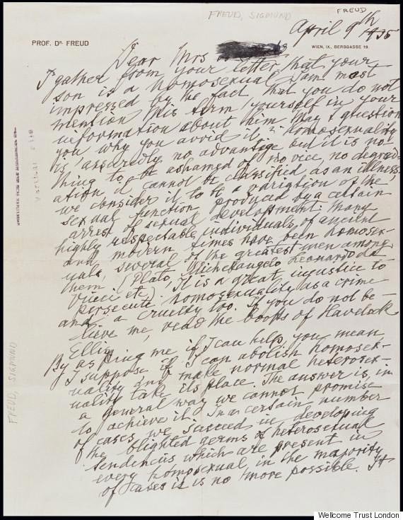 La carta que Sigmund Freud le escribió a una madre sobre su hijo homosexual