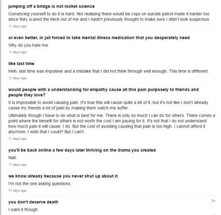 Troll incita a desarrolladora TRANS a tirarse de un puente