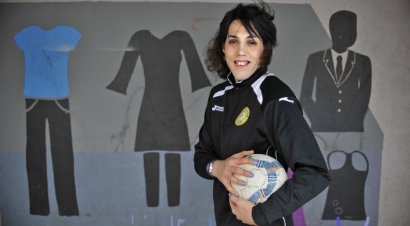 Izaro Antxia, Portugalete. 35 años. Deportista Transexual. Jugadora de fútbol sala.