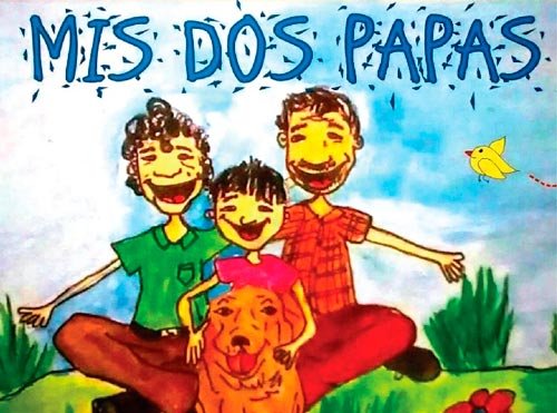 Portad del libro "Mis dos papás"