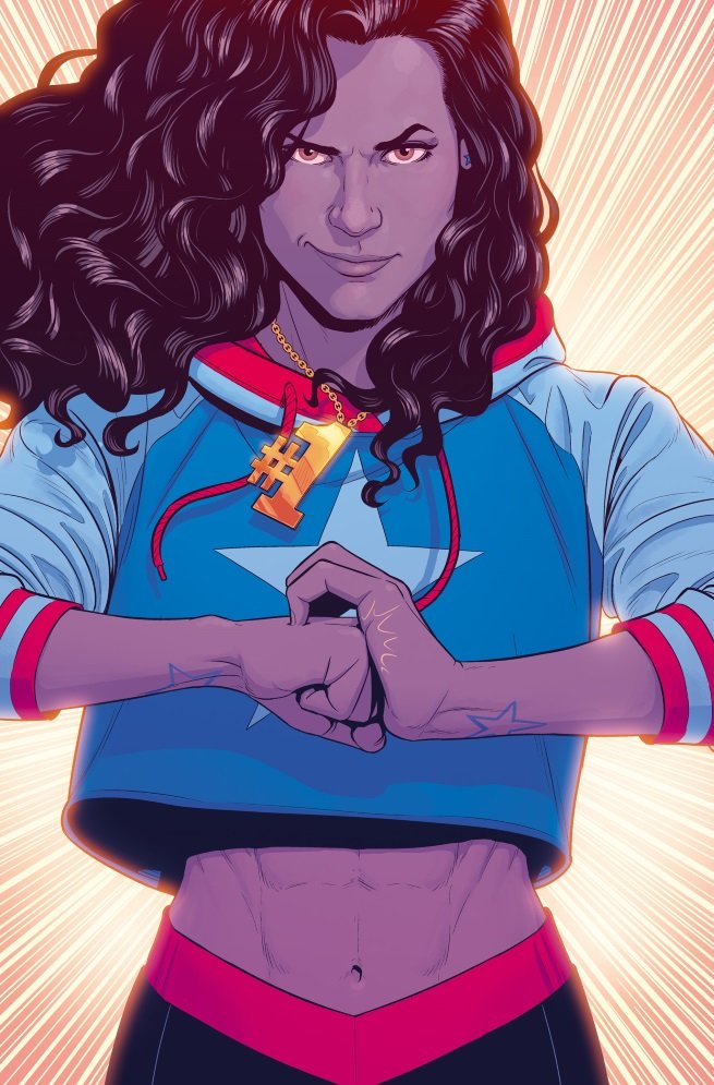Portada de Marvel: Miss Am&eacute;rica Ch&aacute;vez