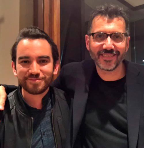 Esteban Parra y Alberto Fuguet. / FOTO: libletter.blogspot.com.co