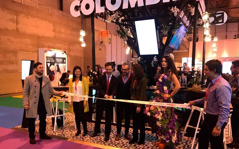 Inauguración del stand de Colombia en el Fitur Gay 2017. / FOTO: EgoCity