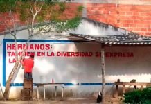 Mural homofóbico genera controversia