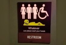 Baño en Nueva Zelanda lucha contra la transfobia