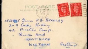 Cartas de amor entre dos soldados durante Segunda Guerra Mundial