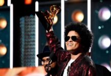 Bruno Mars, ganador absoluto de los Grammys