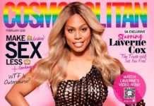 Laverne Cox, primera persona trans en la portada de Cosmopolitan