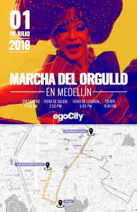 marcha del orgullo gay en colombia 2018 - Medellin