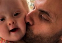 Luego del rechazo de 20 familias, Luca Trapanese adoptó a Alba Luca Trapanese