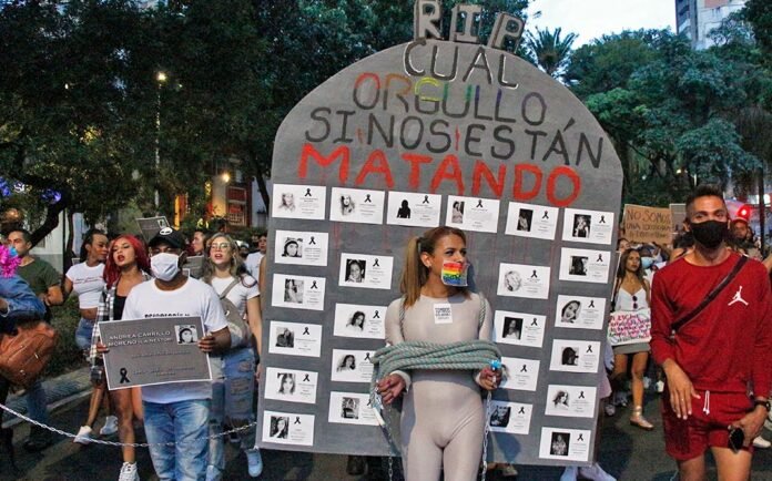 medellin-dijo-yomarchotrans-cual-orgullo-si-nos-estan-matando medellin trans yomarchotrans