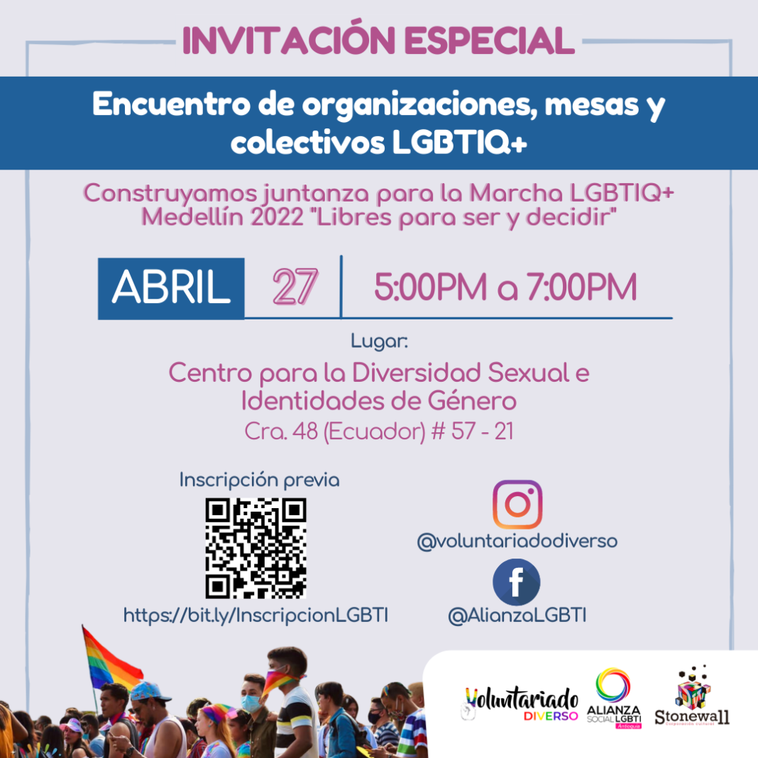 marcha lgbtiq+ 2022 Medellín