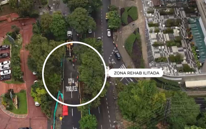 Hbilitan paso por la Avenida El Poblado