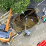 Colapso v&iacute;a en El Poblado