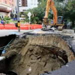 Colapso v&iacute;a en El Poblado